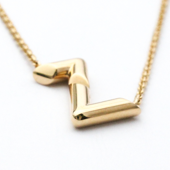 LOUIS VUITTONPolished LV Volt Upside Down Pendant 18K Pink Gold Q93809 BF562316 - Picture 4 of 9